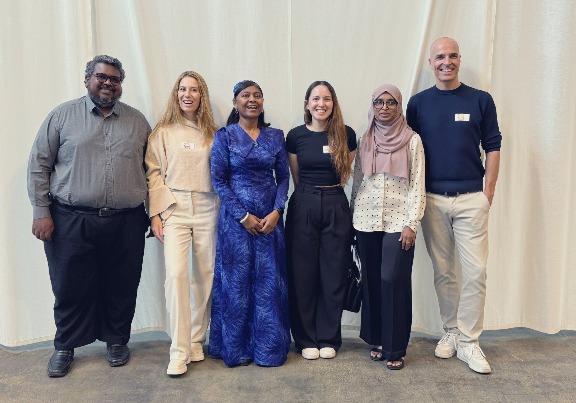 Group photo of Embassy staff and GICA officials